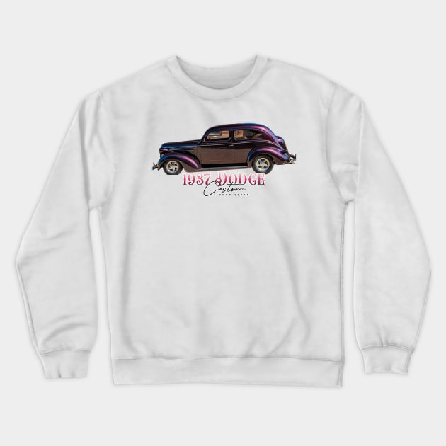 1937 Dodge Custom 2 Door Sedan Crewneck Sweatshirt by Gestalt Imagery